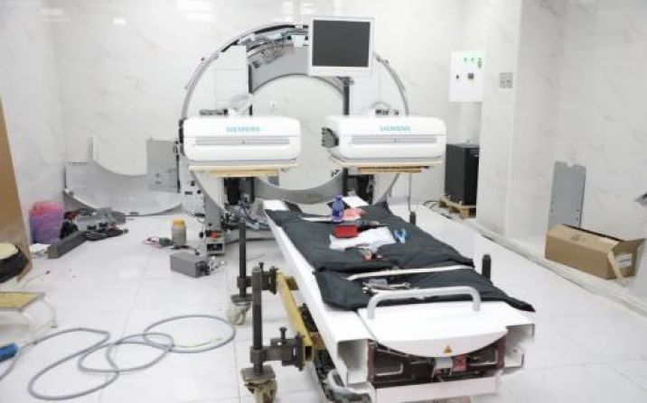 نصب دستگاه تصویربرداری هسته‌ای در بیمارستان شهید بهشتی قم